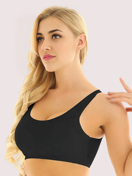 Luxury Padded Seamless Laser Cut Sports Bra