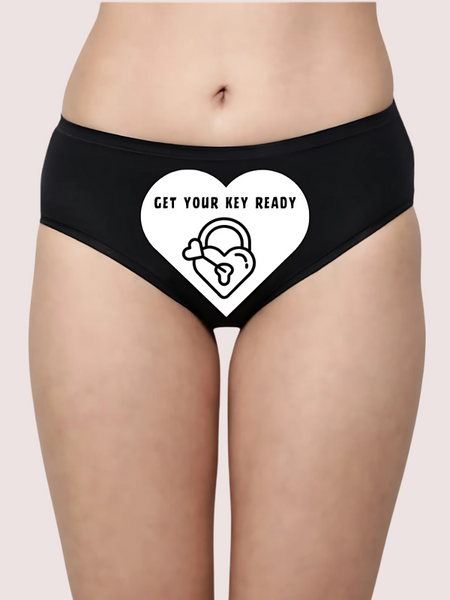 Unlock Your Desires Custom Text Panty