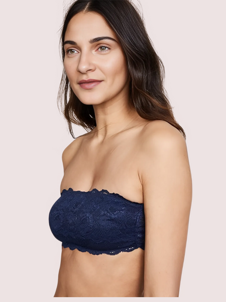 Sexy Tube Bandeau Bra Top in Striking Cobalt