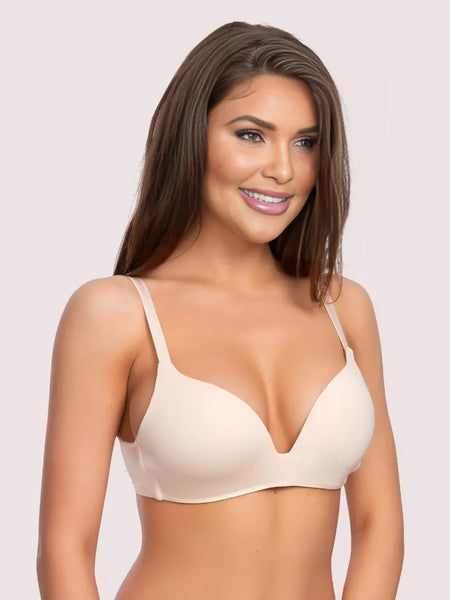2 Pack seamless padded underwired push up bra