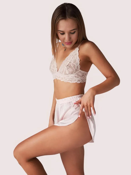 Timeless Pure Silk Bra Set for Women