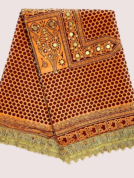 Fashion & Heritage Women’s Solid Cotton Pichora – Elegant Dupatta