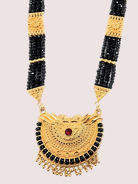 Traditional Gold Plated Pahadi Mangalsutra