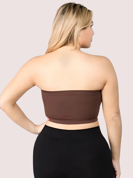 2-Pack Sexy Tube Bandeau Bra Tops for Women