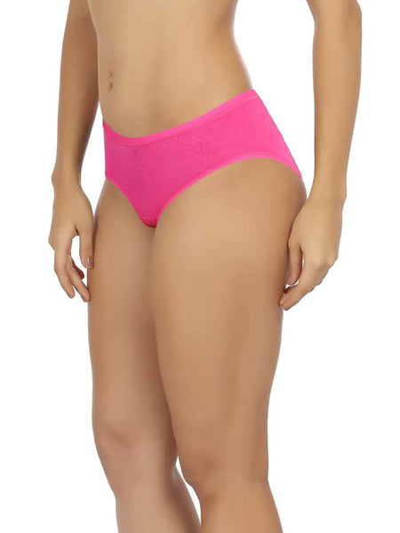 Comfy Snazzy Way Beauty Organic Plus Size Pure Magenta Cotton Panties(Pkt of 2)