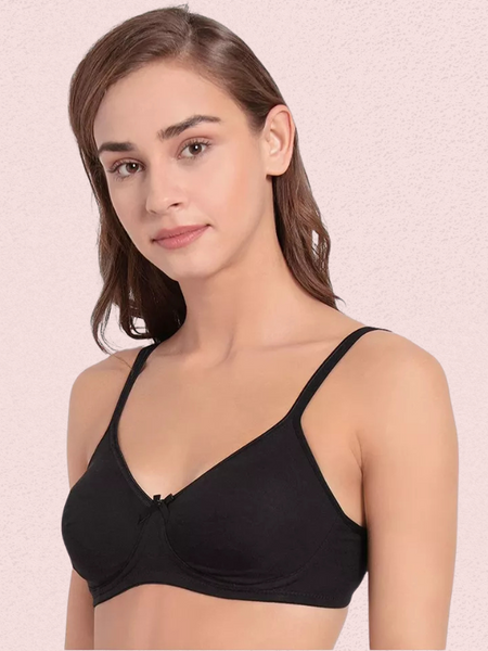 Lightweight Non-Wired Cotton Bra (Pack of 2)