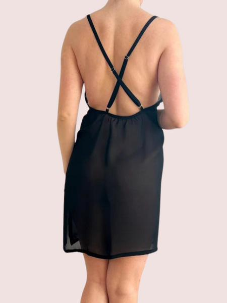 Transparent Babydoll Nightwear for Plus Size Ladies