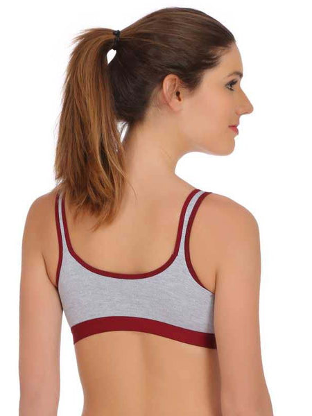 Medium Impact non padded sports bra pack of 3