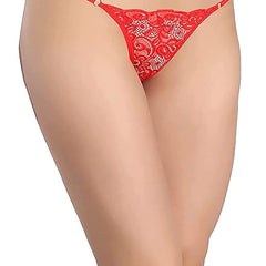 Women's Lace G-String Set - Pack of 4