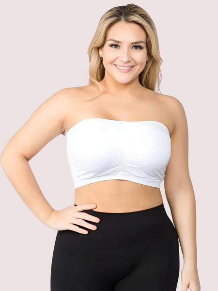 2-Pack Tube Bandeau Bra Tops for Women