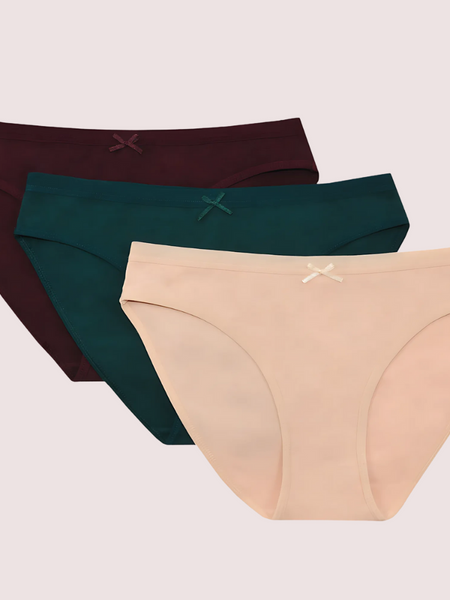 Ultra Comfort Cotton Panties 3 Piece Lot