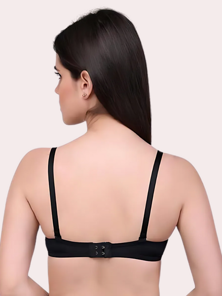 Silken Lift Demi Cup Underwired Support Bras – Pack of 2 (Assorted Colors)