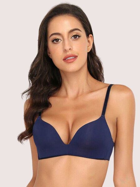 French Daina 2 Pack Luxury Seamless Padded Non-Wired Push-Up Bra