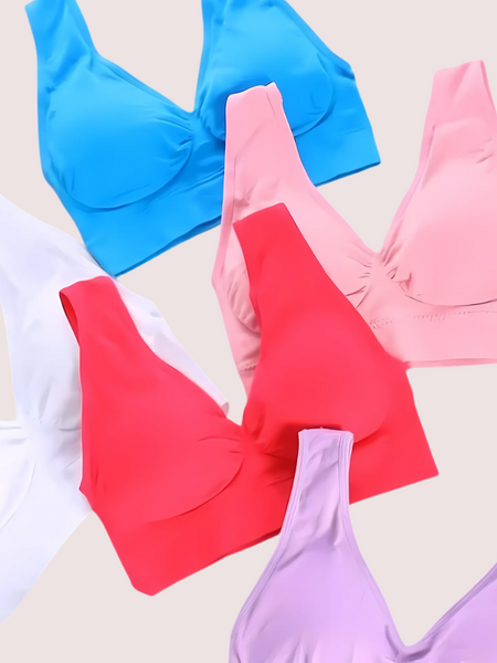 2-Pack Stylish Sports Bra Set for Girls