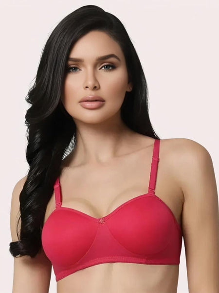 Fairy Kiss Lightly Padded Bra – Red