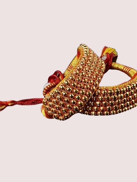 Copper Brass Golden Moti Pocchi Bracelet