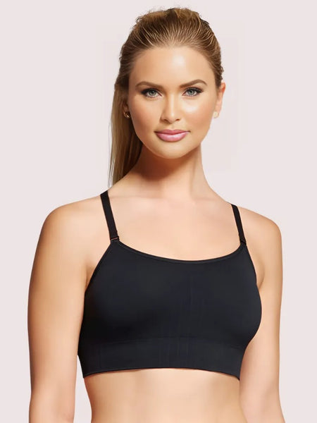 Female Black Spaghetti Straps Cami Bra