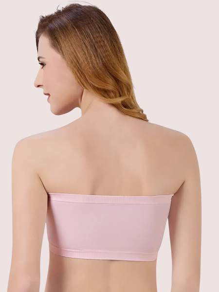 Pack of 2- Seamless Padded Tube Top Bras