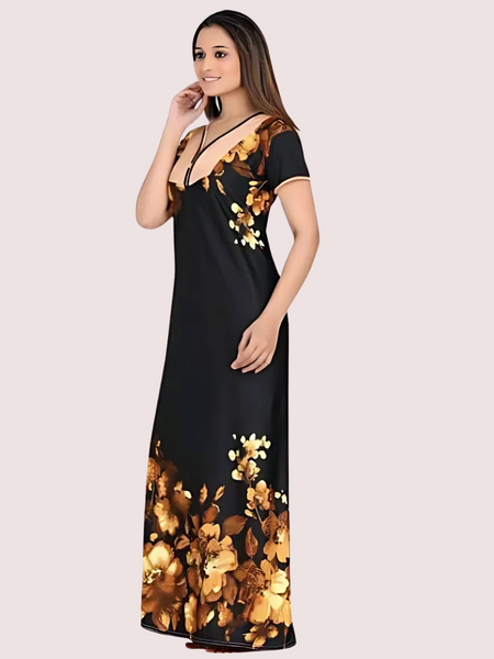 Satin Maxi Nightgown for Women