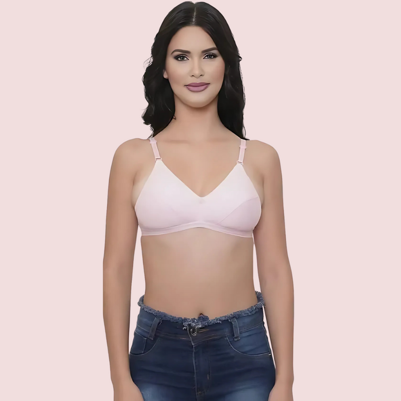 Hush & Hymn Cotton Non-Wired Bras for Women (Pack of 2) Snazzyway