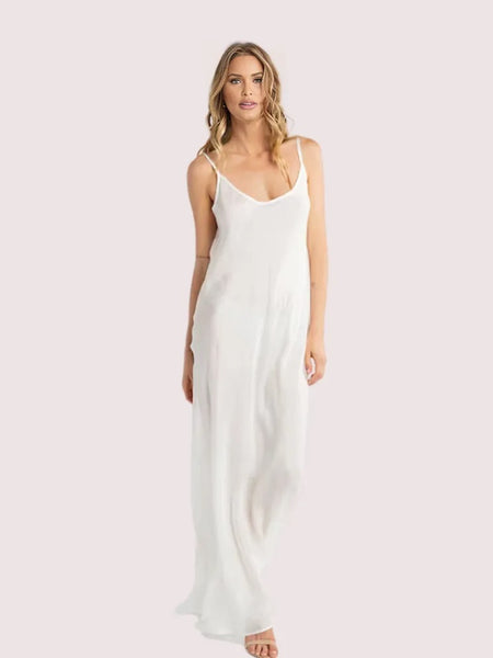 Ethereal Glow Sheer Mesh Slip – Plus Size