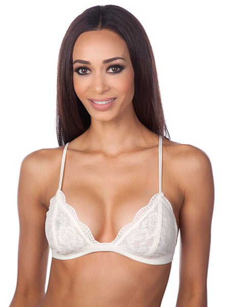 2 Pack soft stretch lace bralette