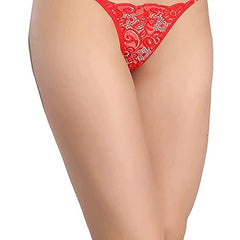 Women's Lace G-String Set - Pack of 4
