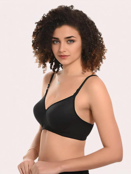 Velvet Touch – Black Lightly Padded Bra