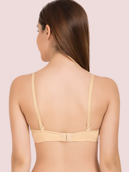 ♥Super Fine Cotton Beige Bra (PK Of 2)