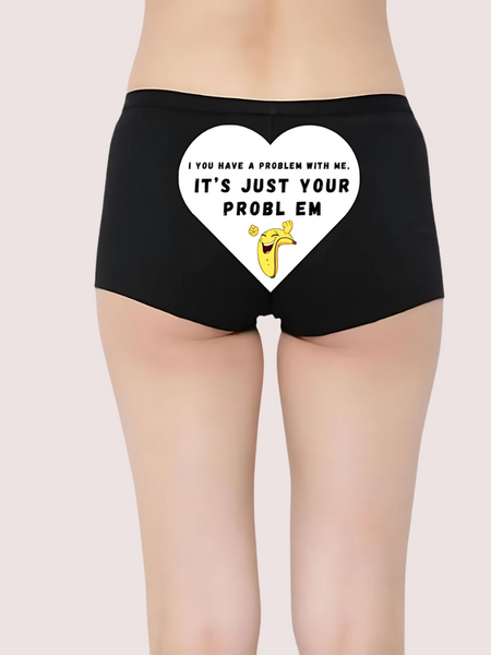 Customized Naughty Quotes Underwear