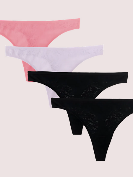 Sexy Lace thong panties pack of 4