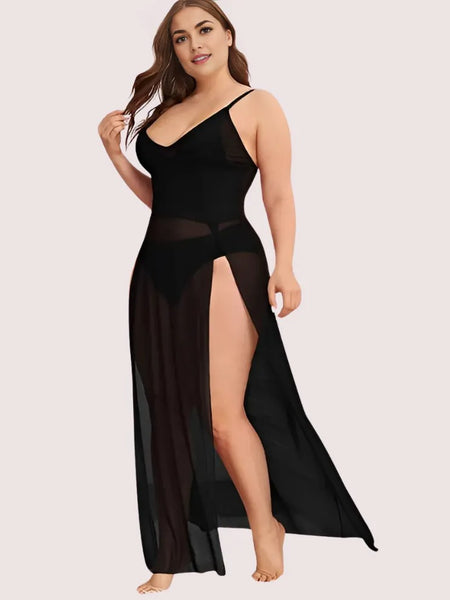 Moonlit Temptation Sheer Nightgown