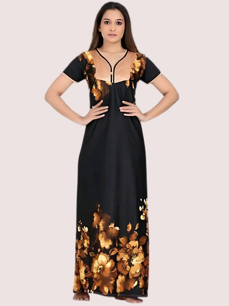 Satin Maxi Nightgown for Women