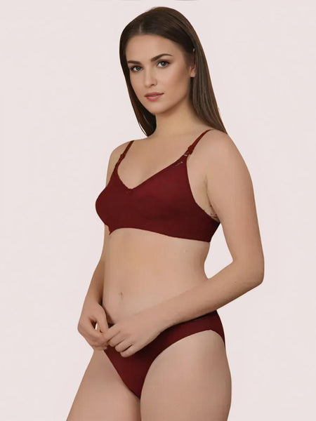 EasyBreeze Cotton Bra & Panty Set