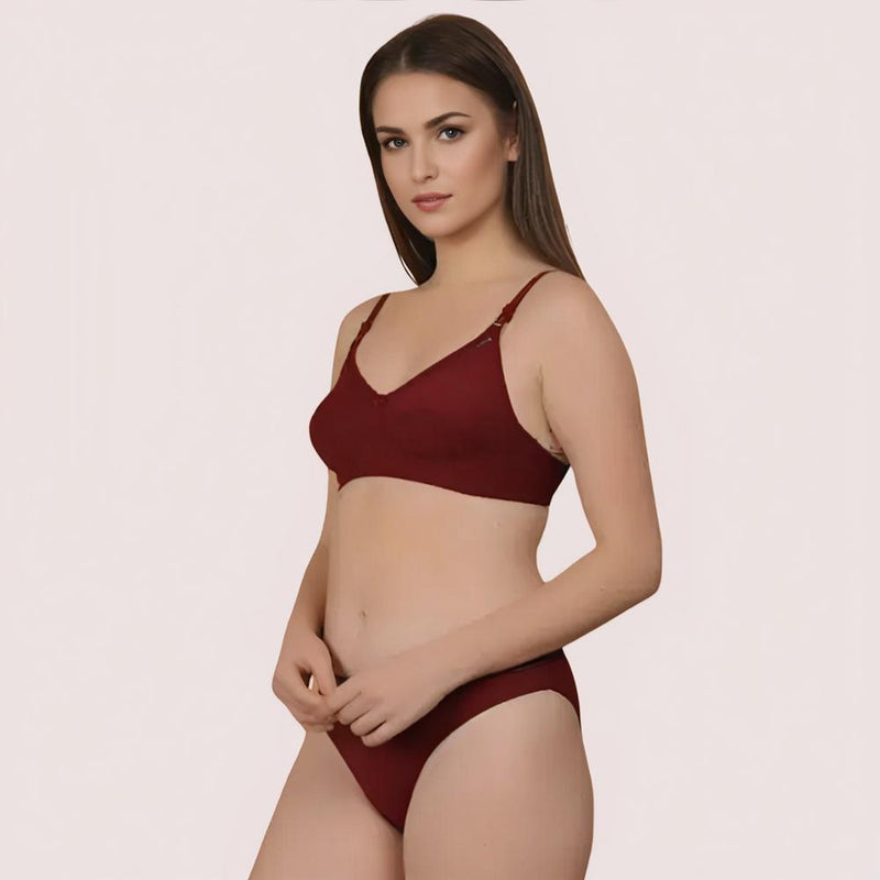 EasyBreeze Cotton Bra & Panty Set