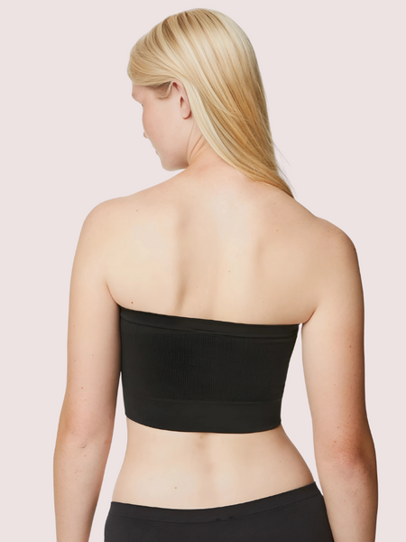 Non-Wired Seamless Tube Bra Panty Set for Daily Wear